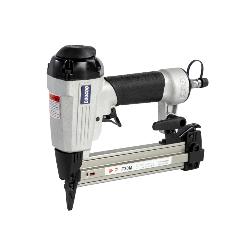 F30 Extended Nozzle Non-Jamming Fine Machining Pneumatic Straight Nail Gun