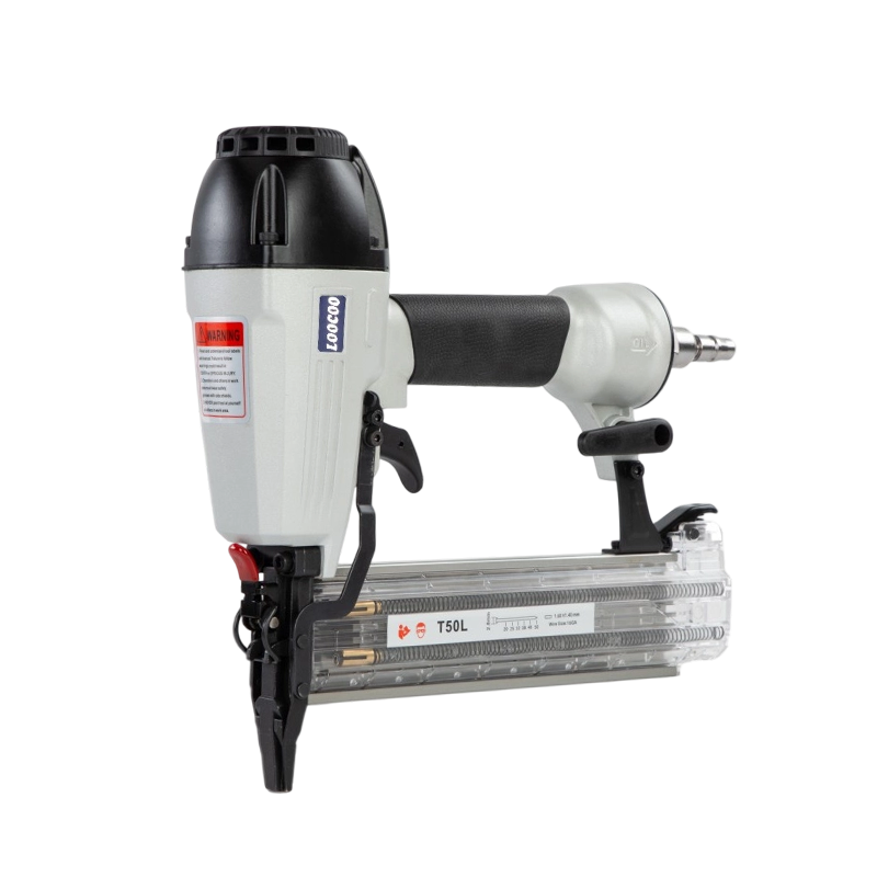 T50 Extended Muzzle Side-Loading System Pneumatic Straight Nail Gun