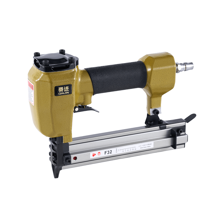 F32 Pointed-Nozzle Pneumatic Straight Nail Gun For Working In Confined Spaces